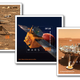 Image for article titled Collectors Will Drool Over These Gorgeous Mars Stamps